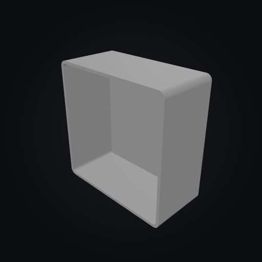 Gridfinity Bin 2x2 - Solid 3D model