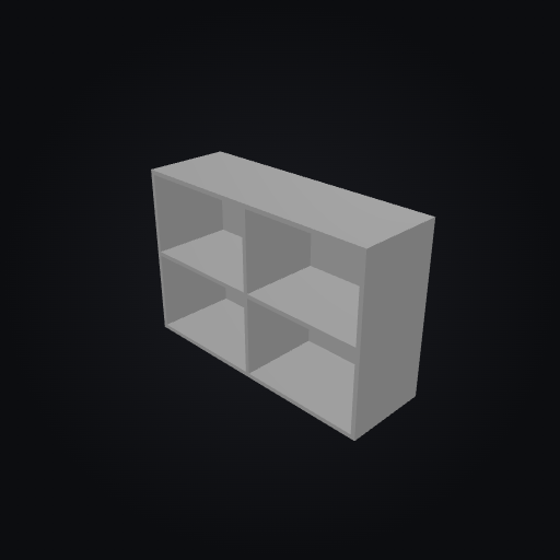 Gridfinity Bin 2x1 - 4 Compartments 3D model