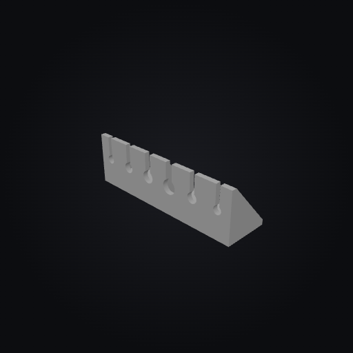 Gridfinity Screwdriver Holder 2x2 3D model