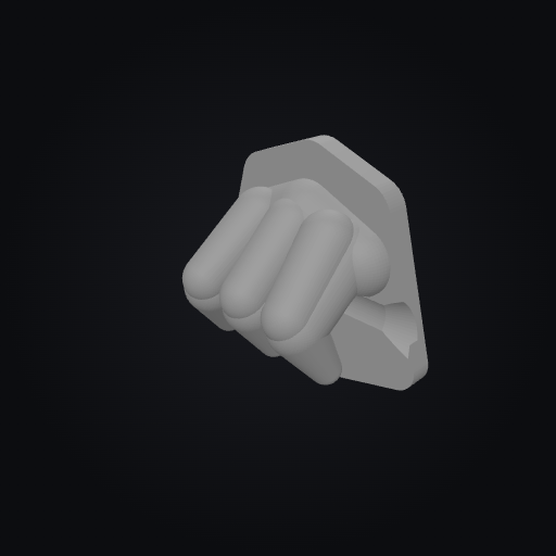 CableQuest Dragon Claw Cable Clip Single 3D model