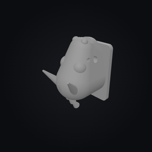 CableQuest Dragon Head Cable Holder 3D model