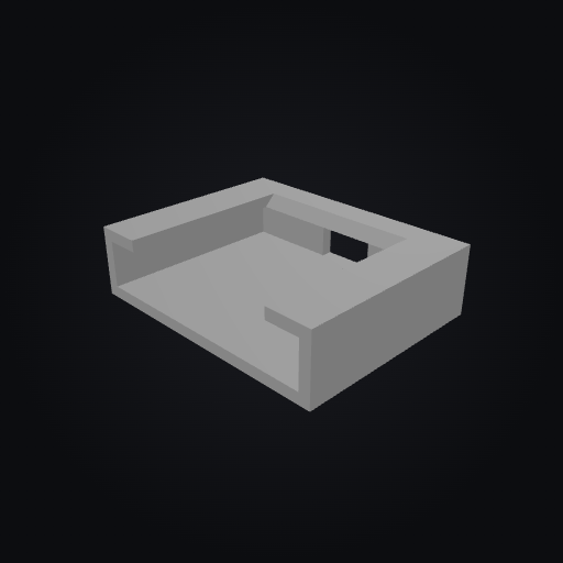 DeskGrid Phone Stand Portrait 3D model