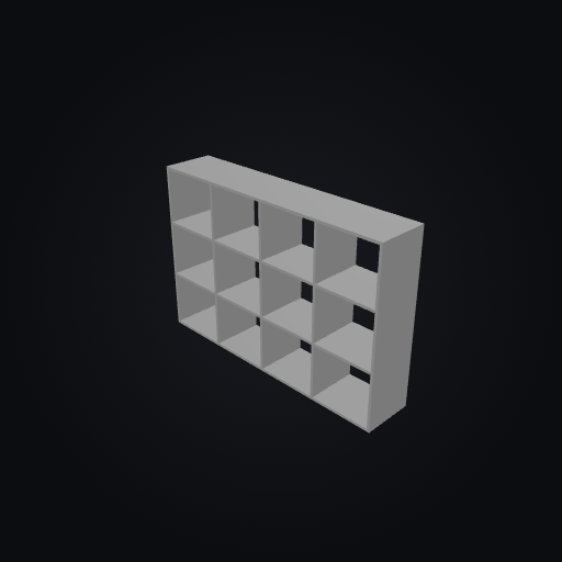 Gridfinity Divider Insert 2x2 3D model