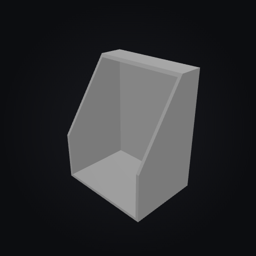 Gridfinity Angle Bin 2x2 3D model