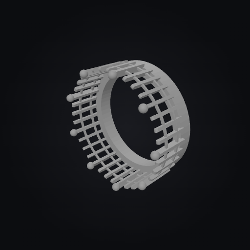 PlantStack Decorative Fence Ring 3D model