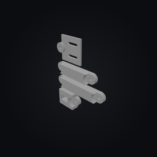 PlantStack LED Grow Light Mount 3D model