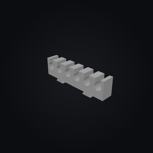 ArtArsenal Brush Holder 6 Slot 3D model