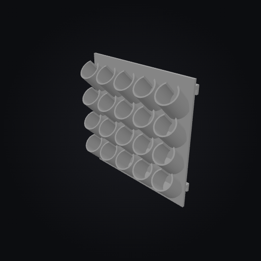 ArtArsenal Paint Tube Rack 20 3D model