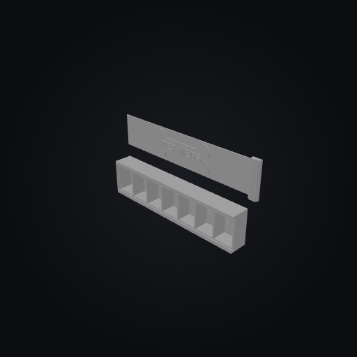 PetStation Medication Organizer 3D model