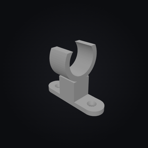 PetStation Brush Holder 3D model