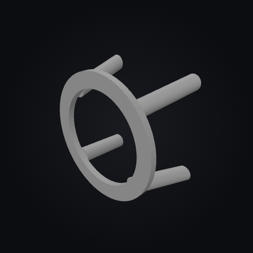 PetStation Water Bowl Stand Small 3D model