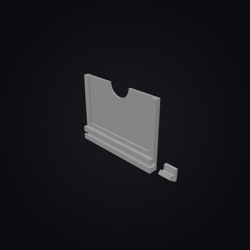 PetStation Feeding Schedule Card 3D model