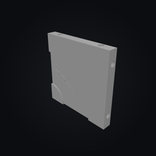 TinyTown Road Curve 90 Degree 3D model