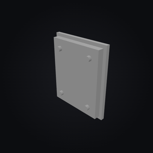 TinyTown Building Base Small 3D model