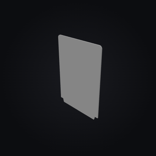 FigureStage Backdrop Panel Plain 3D model