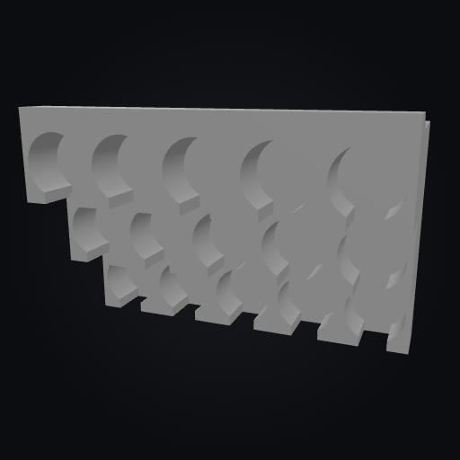 ArtArsenal Paint Pot Rack Vallejo Size 3D model